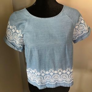 Jack Wills Light Denim Top